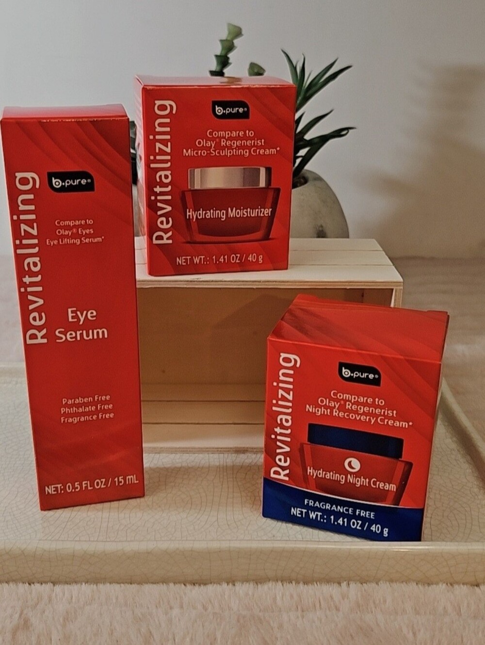 b•pure Revaitalizing Skincare 3-Piece Set